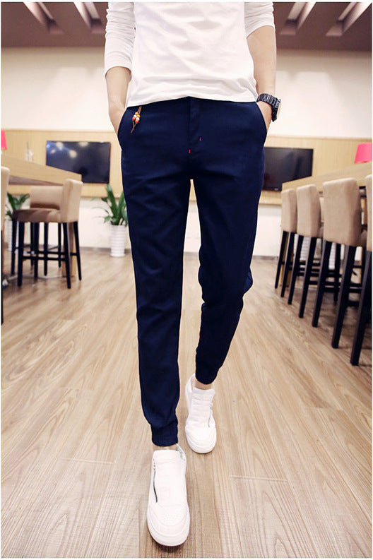 Pantalones Casuales Slim Fit Harem para Hombre - Estilo Coreano - Image 18