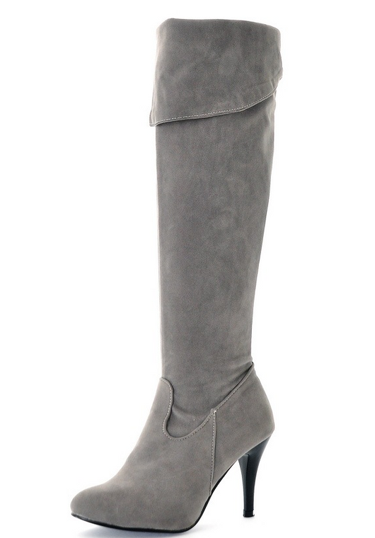 Botas Altas Ajustadas para Mujer - Estilo Europeo y Americano Primavera Otoño - Image 6