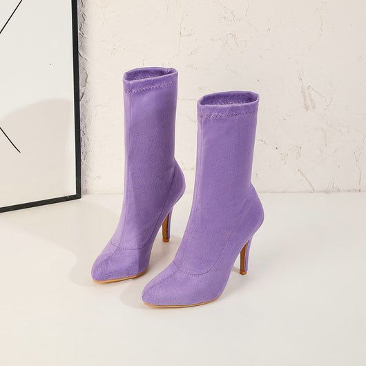 Botas Calcetín con Tacón Alto - Image 5