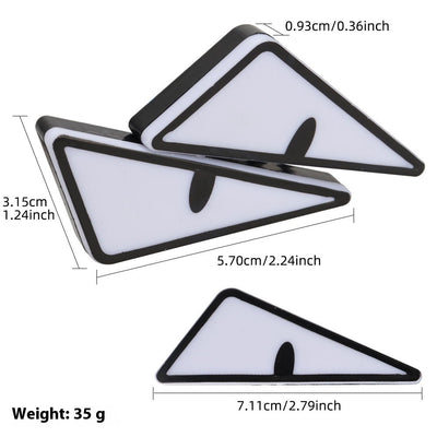 Luces Decorativas Triangulares para Motocicleta - Accesorios LED Modificados - Image 15
