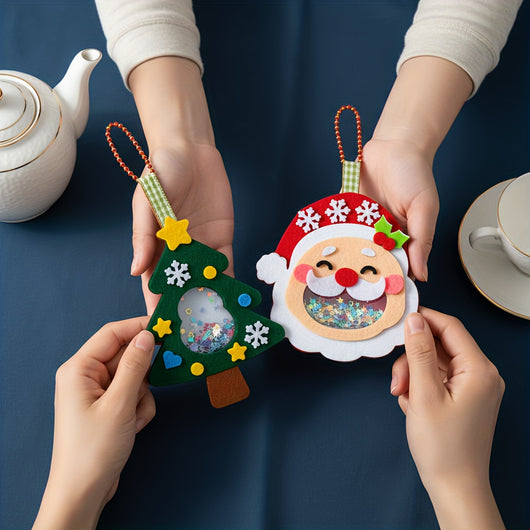 Kit de Adornos Navideños de Fieltro - 4 Diseños Artesanales para Decorar - Image 5