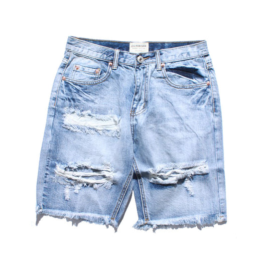 Shorts de Mezclilla Rotos con Estilo - Image 9