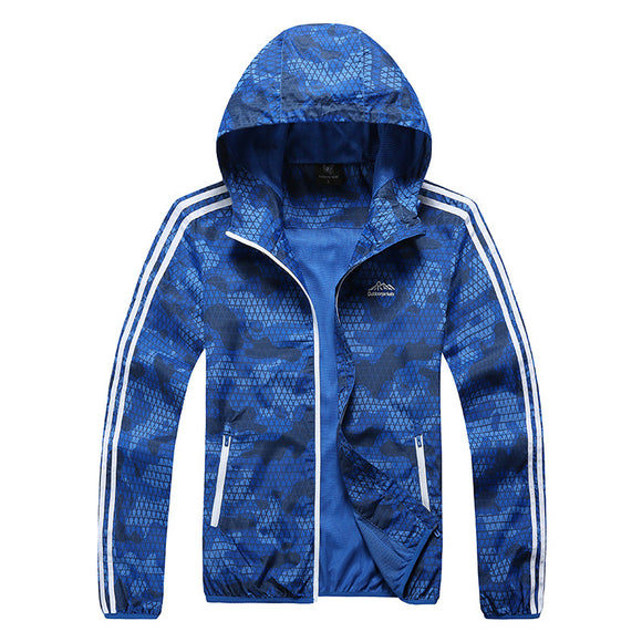 Chaqueta Deportiva Ligera Protección Solar UV - Transpirable e Impermeable para Hombre