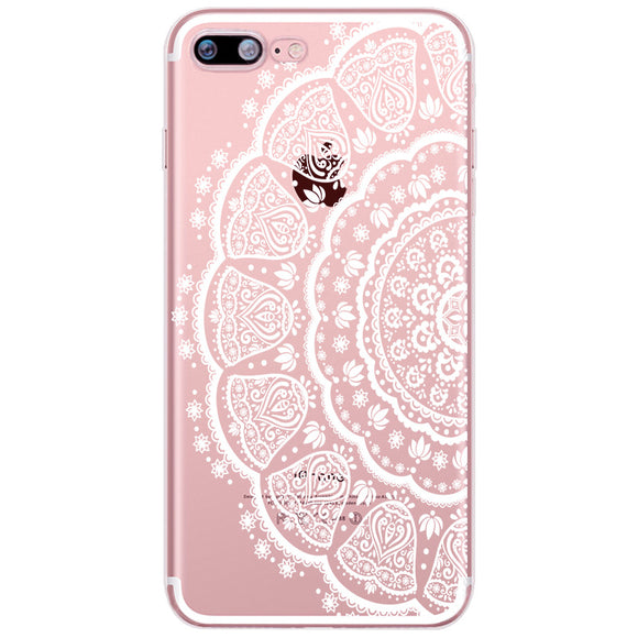 Funda para iPhone 12 con Diseño Mandala Pintado