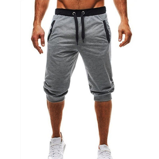 Pantalones de Jogging Colorblock de Cinco Puntos para Fitness - Image 2