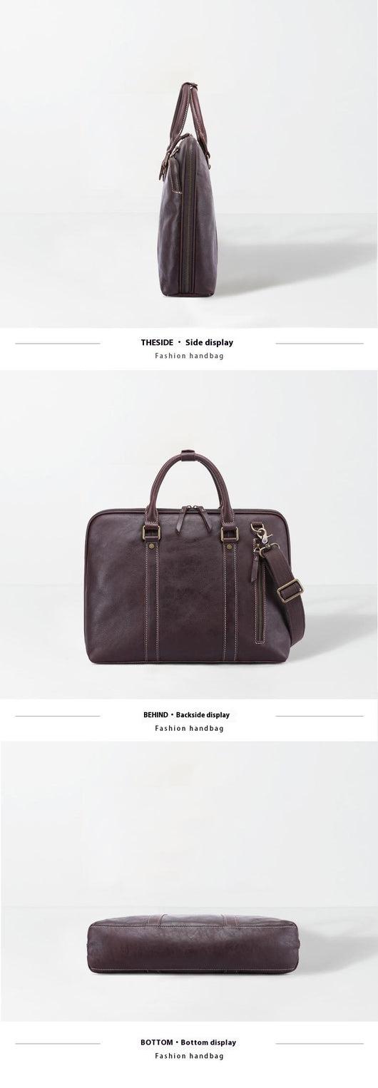 Maletín de Cuero para Hombre - Bolso Bandolera Profesional - Image 7
