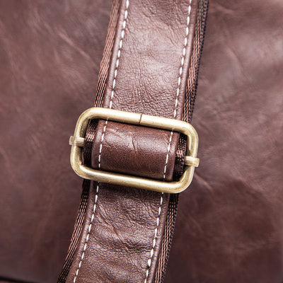 Bolsa Bandolera Retro para Hombre - Compatible con iPad y Apple - Image 3