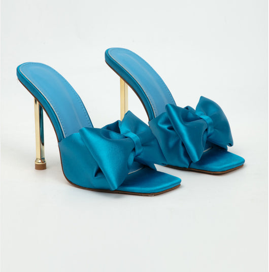 Sandalias de Tacón Alto con Punta Cuadrada y Detalle Mariposa para Mujer - Image 13