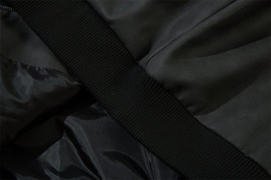 Chaqueta de Cuero PU Suelta con Bordado de Estrella Cruzada - Image 19