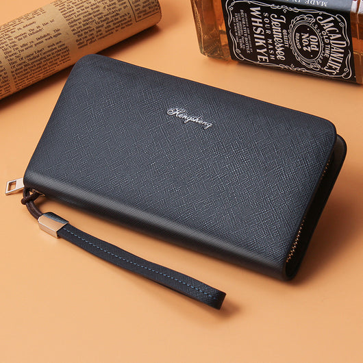 Cartera Larga para Hombre con Múltiples Compartimentos - Clutch de Gran Capacidad - Image 17