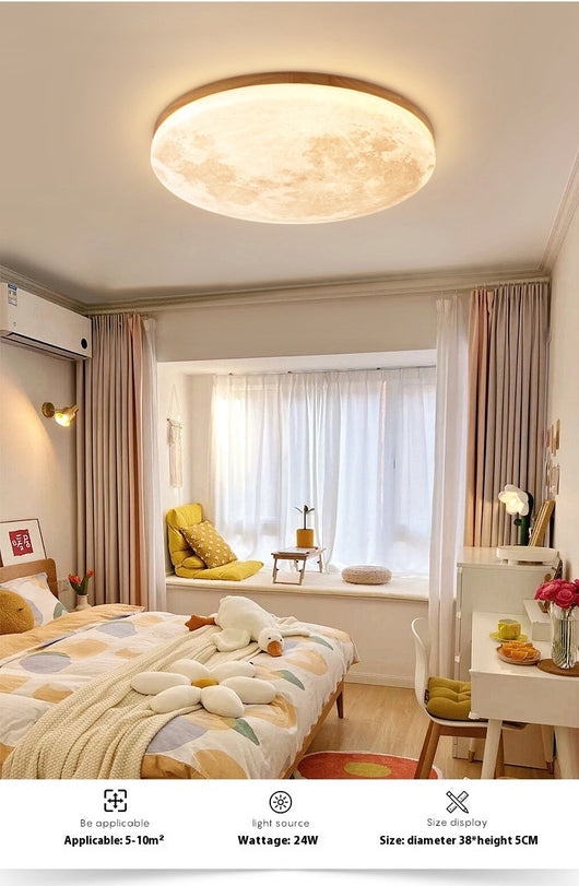 Lámpara LED de Techo Nórdica Moon - Luz Cálida para Dormitorio y Espacios Acogedores - Image 18