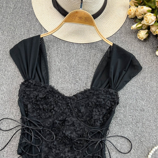Top Encaje con Tirantes Finos - Slip Elegante para Usar Visible - Image 8