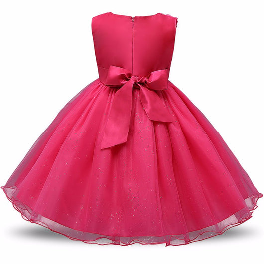 Vestido de Princesa Tutú Floral para Niña - Fiesta, Boda y Cumpleaños - Image 5