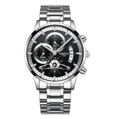 Reloj de Acero Inoxidable para Hombre - Sumergible con Cristal Luminoso - Image 7