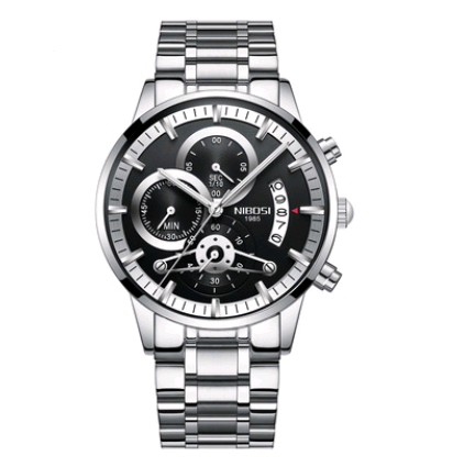Reloj de Acero Inoxidable para Hombre - Sumergible con Cristal Luminoso - Image 7