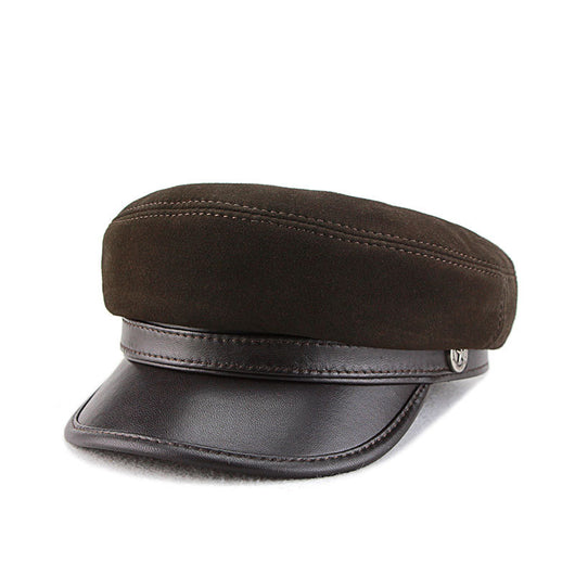 Gorra Retro Vintage de Gamuza y Lana con Visera - Estilo Británico Clásico - Image 3