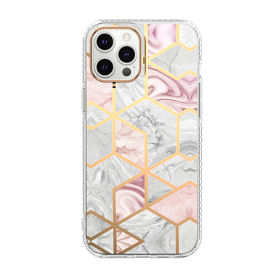 Funda Transparente para Celular con Patrón Mármol Mosaico y Flores - Image 10