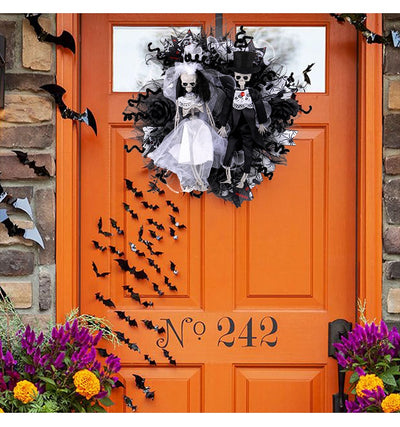 Guirnalda de Calaveras Novios Halloween - Decoración de Terror y Misterio - Image 10