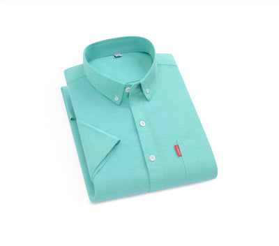 Camisa Oxford Casual de Manga Larga para Hombre - Image 7