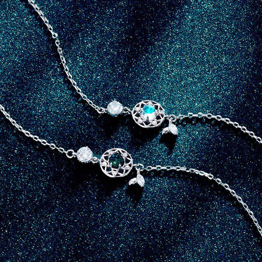 Pulsera de Plata Esterlina para Mujer con Piedra de Luna - Image 2