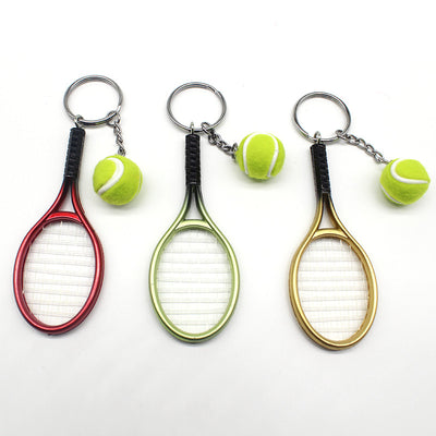 Llavero Deportivo Raqueta de Tenis en Plástico