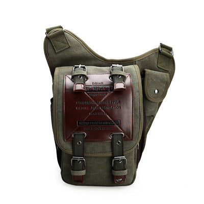 Bolsa de Lona Vintage para Hombre - Bandolera Multifuncional Estilo Europeo - Image 6