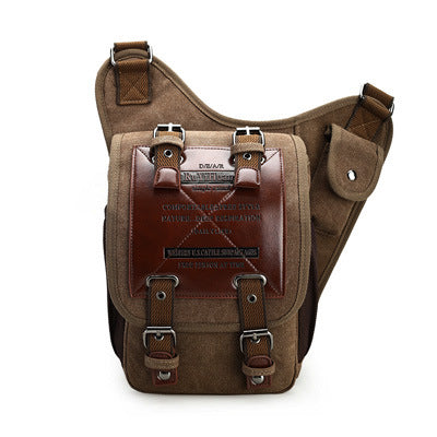 Bolsa de Lona Vintage para Hombre - Bandolera Multifuncional Estilo Europeo - Image 8