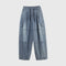 Jeans de Trabajo Holgados Efecto Desgastado