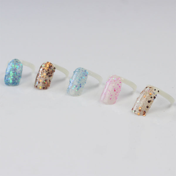Polvo Cristal Transparente para Uñas