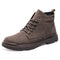 Botas de Trabajo Tipo Militar para Hombre - Caña Alta Reforzada