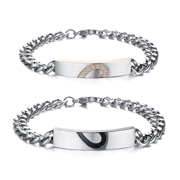 Pulsera de Pareja Puzzle del Amor - Conexión Infinita