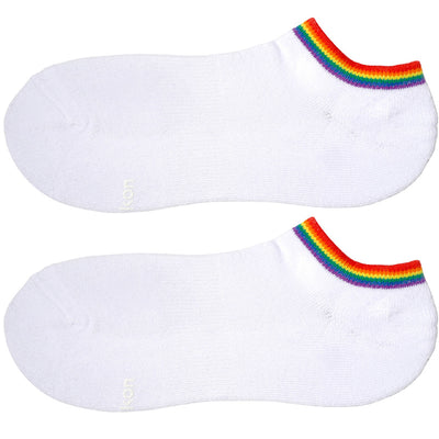 Calcetines Deportivos de Algodón con Diseño Arcoíris para Hombre - Image 12