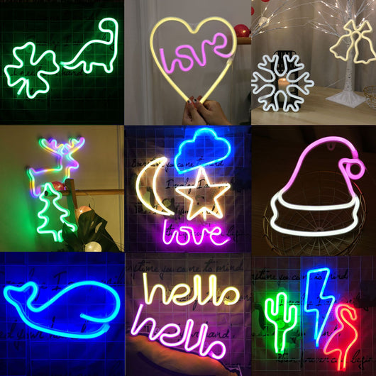Luces de Neón Decorativas LED para Interiores