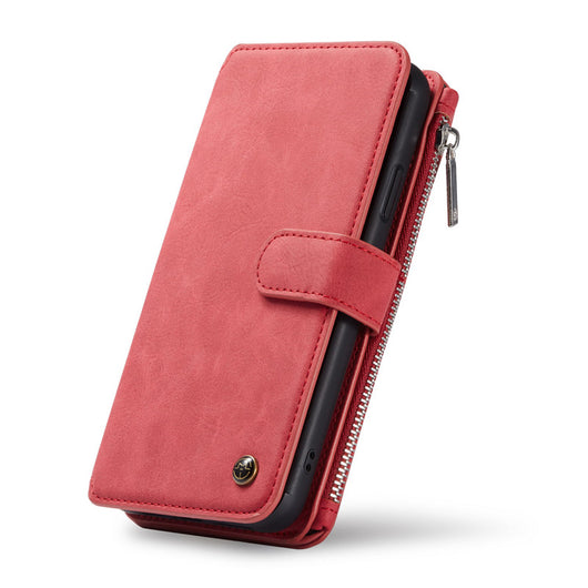 Funda Cartera Samsung S8/S8+ Cuero Vintage con Compartimientos y Cierre - Image 8