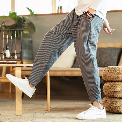 Pantalones Capri Holgados Talle Grande con Cintura Elástica - Image 12