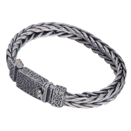 Pulsera Trenzada de Plata 925 para Hombre - Image 5