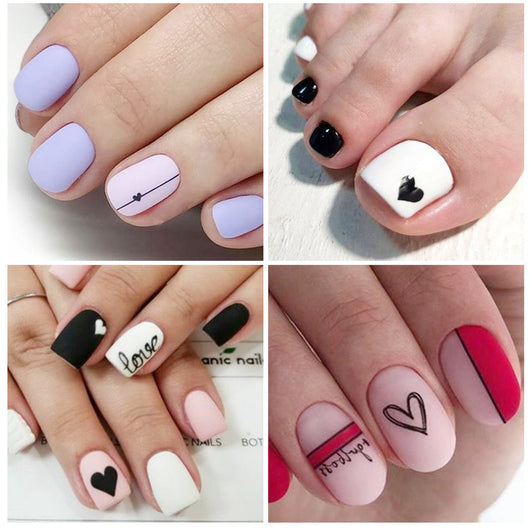 Calcomanías de Uñas con Diseño de Labios y Letras - Colección Love - Image 2