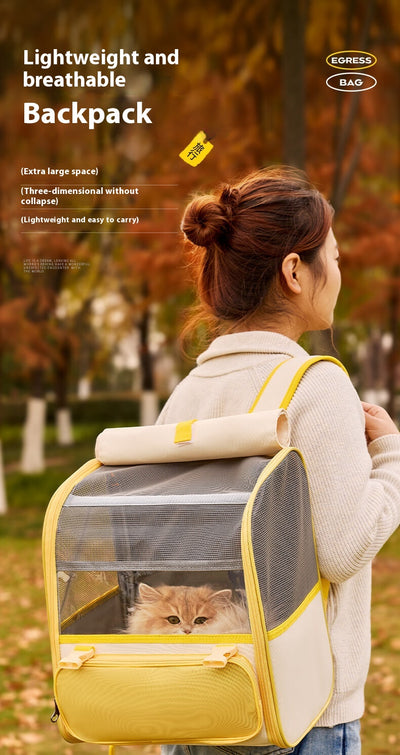 Mochila de Gran Capacidad para Mascotas - Diseño Elegante y Funcional - Image 18