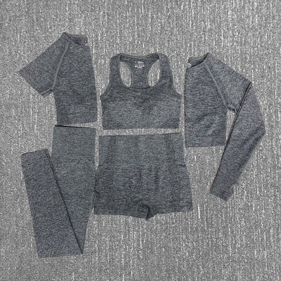 Conjunto Deportivo Ajustado de Manga Larga Estilo Europeo - Image 13