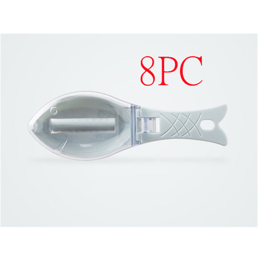 Raspador de Escamas de Pescado con Cuchillo Desarmable - Herramienta de Limpieza de Cocina - Image 22