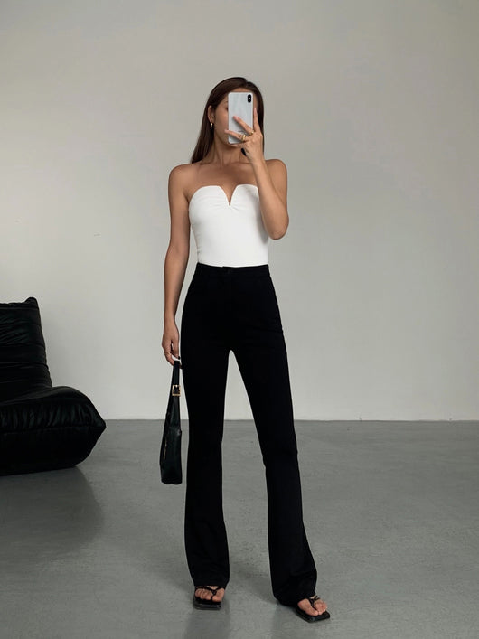 Pantalones Casuales Cintura Alta Slim para Mujer - Image 5