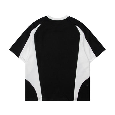 Camiseta Suelta de Cuello Redondo con Letra - Manga Corta - Image 13