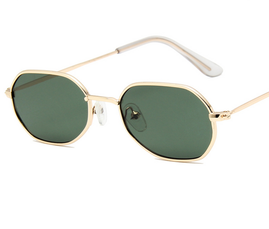 Gafas de Sol Poligonales Irregulares con Lente Marina Colorida para Hombre - Image 10