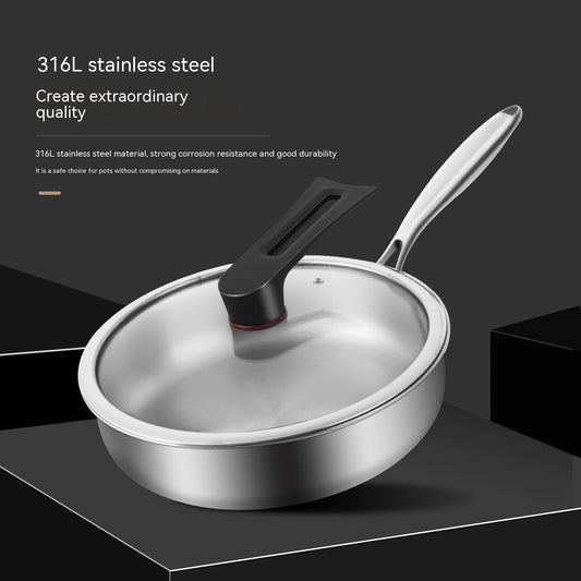Sartén de Acero Inoxidable 316L sin Recubrimiento para Cocina