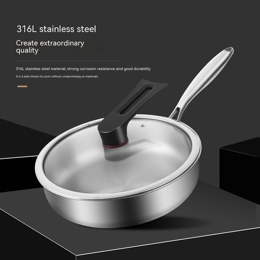 Sartén de Acero Inoxidable 316L sin Recubrimiento para Cocina