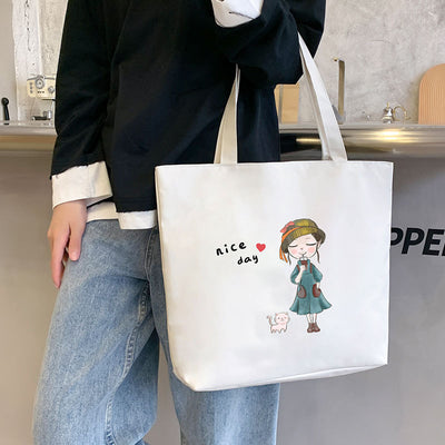 Bolsa de Lona para Mujer - Bolso Tote Escolar Versátil - Image 37