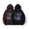 Sudadera Deportiva con Capucha Estampado Urbano Dark