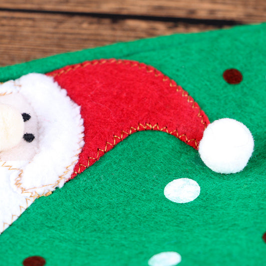 Set de Adornos Navideños para Botellas de Vino - Decoraciones Elegantes con Bolsa de Regalo - Image 2