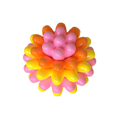 Bright green spiky TPR pet dog molar ball for bite resistance training and tooth cleaning. - Image 4