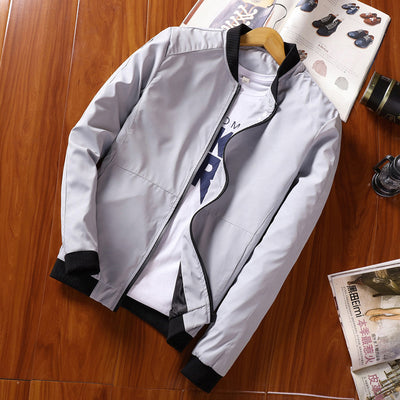 Chaqueta Beisbolera Slim Fit para Hombre - Estilo Urbano Tendencia - Image 3